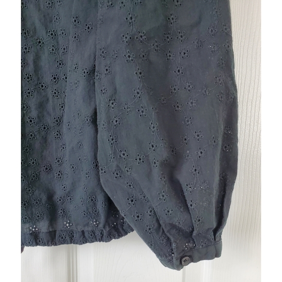 Free people  start align eyelet black  blouse - Picture 16 of 16